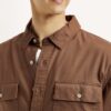 Men's Solid Slim Fit Shirt - Image 4