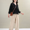 Crinkle Viscose Relaxed Top - Image 4
