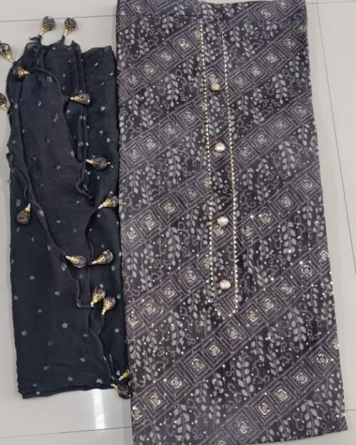unstitched three-piece suit material