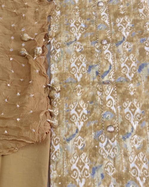 Unstitched Salwar Kameez Suit with Dupatta