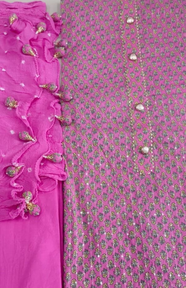Rang Riivaz | Pure Shimmer Top with Pure Chiffon Dupatta