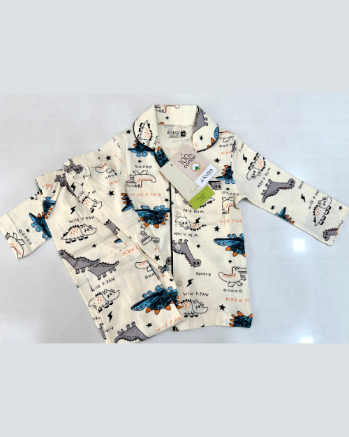 Kidley 100% cotton two-piece pajama set