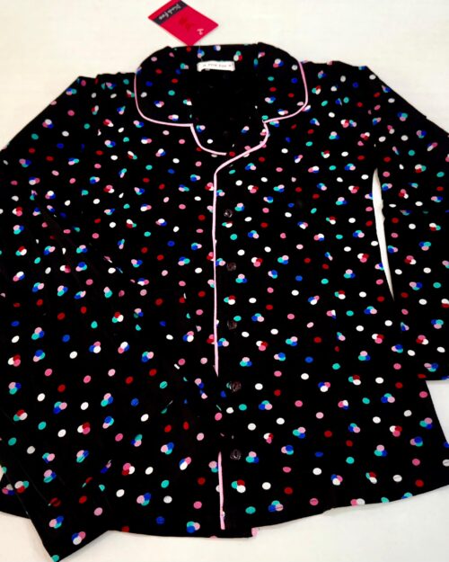 Midnight Dots Cotton Pajama Set