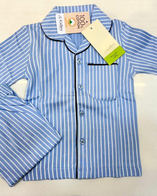 Kidley Classic Stripes Cotton Pajama Set