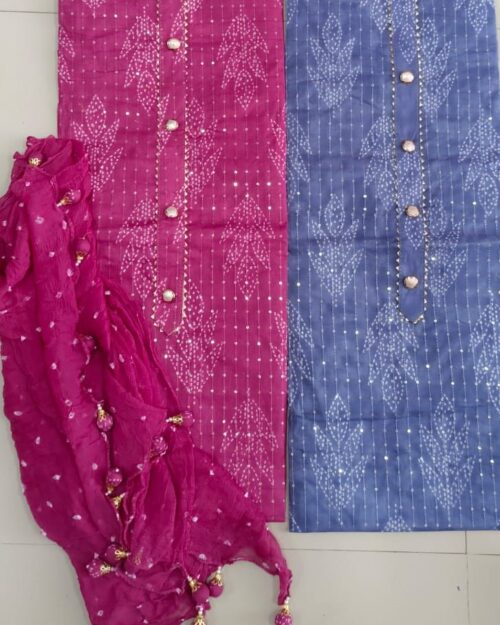 dress materials or suit sets.