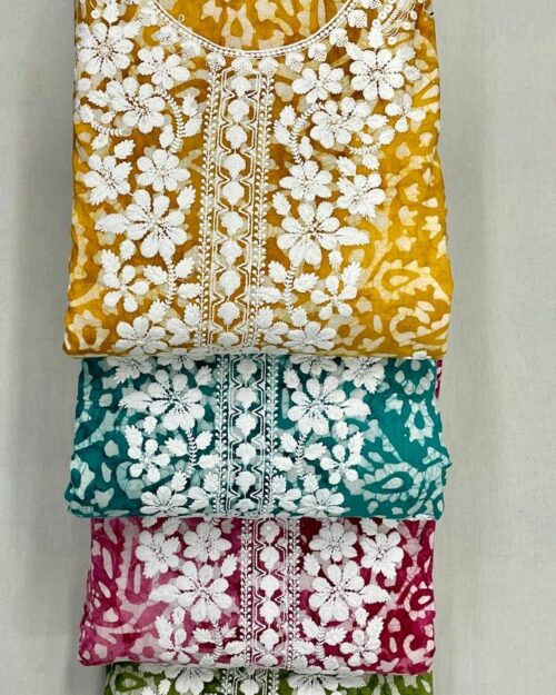 SIARA CAMBRIC BATIK EMBROIDERED DRESS MATERIAL