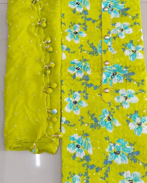 Kameez (Top) Piece and Dupatta (Scarf)