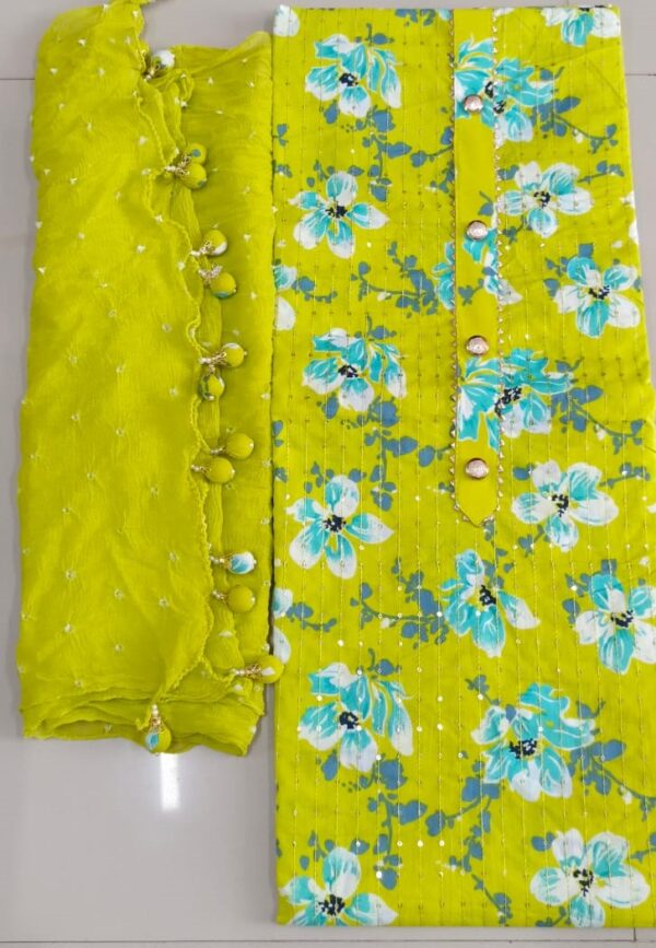 Kameez (Top) Piece and Dupatta (Scarf)